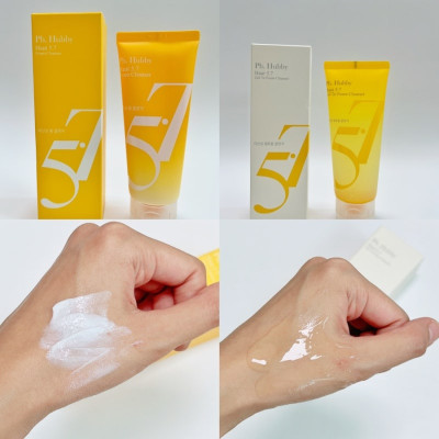 Sữa rửa mặt thuần chay giúp cân bằng pH và làm sạch lớp trang điểm Ph Hubby Haut 5.7 dạng gel 150ml