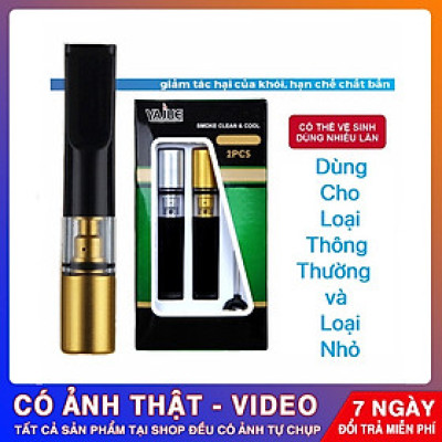 Họp 2 Đầu Lọc Thuốc L.á Dùng Được Cả Loại Thông Thường Và Nhỏ, Kèm 1 Ron Chuyển Size Đa Năng, Sử Dụng Nhiều Lần