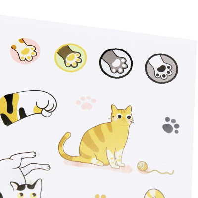 Sticker Cat Journal - The Sun