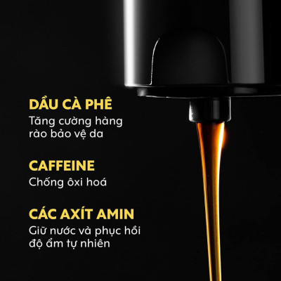 Gel rửa mặt cà phê Đắk Lắk 140ml cho làn da mềm mại, rạng rỡ thuần chay