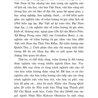 Văn hóa trầm hương Việt Nam (Sách chuyên khảo)