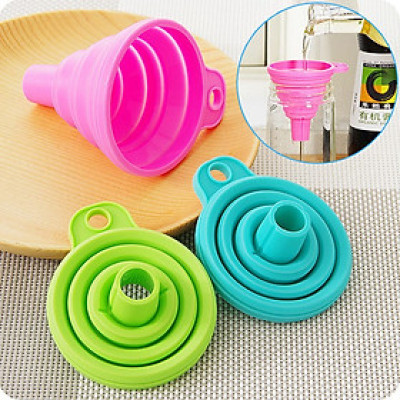 Phễu Silicon Gấp Gọn PaKaSa - Hàng chính hãng (Giao màu ngẫu nhiên)