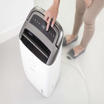 Máy hút ẩm kiêm lọc không khí cao cấp Philips DE5205/00 Cảm biến chất lượng không khí: 4 màu cho diện tích 31-40(㎡ ) - HÀNG NHẬP KHẨU