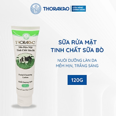 Sữa Rửa Mặt Sữa Bò Thorakao Tinh Chất Giúp Da Mềm Mịn 120G