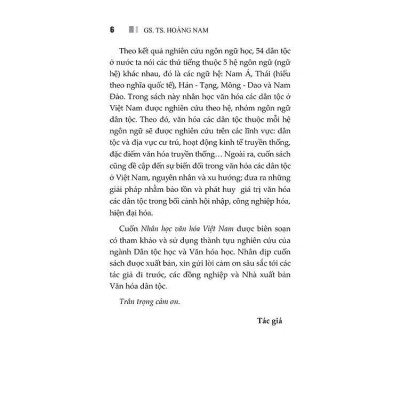 Sách - Nhân Học Văn Hóa Việt Nam - Hoàng Nam - VIETNAMBOOK