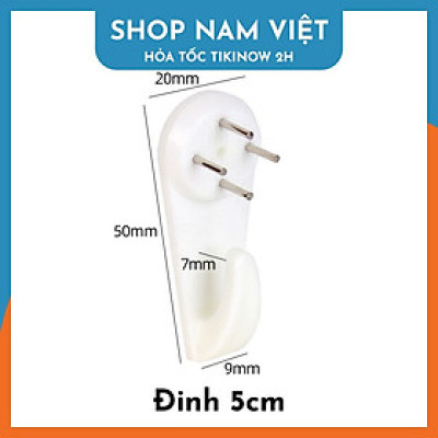 Đinh 4 Chân Đóng Tường Không Cần Khoan Treo Tranh, Giá Đỡ Khung Tranh