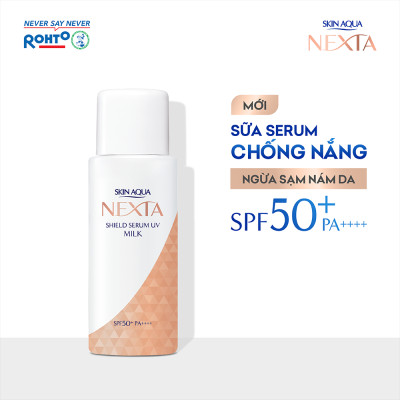 Serum chống nắng ngăn sạm, nám da Skin Aqua Nexta Shield Serum UV Essence SPF50+ PA++++ 50g ( dạng sữa)