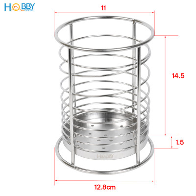 Ống đựng đũa muỗng thìa để bàn inox 304 Hobby home decor OD4