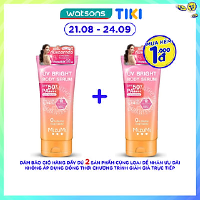 Kem Chống Nắng Mizumi UV Bright Body Serum SPF50+ PA++++ 180ml
