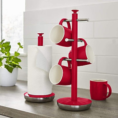 Cây treo cốc và dụng cụ để giấy đứng Swan Retro hàng chính hãng