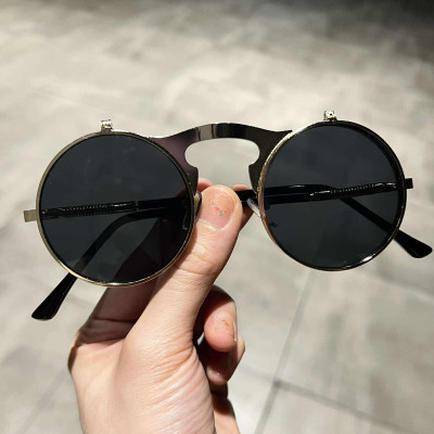 Kính Mắt tròn xoe 2 lớp 2 in1 đi ngày và đêm