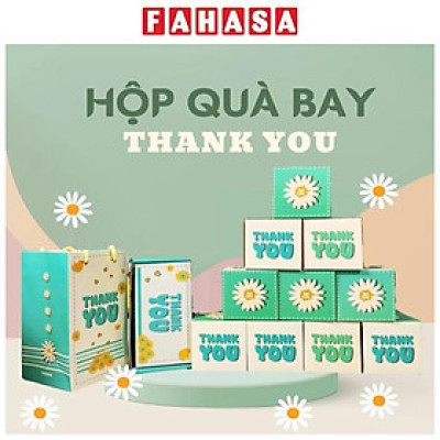 Hộp Quà Tự Bung Thank You 1 - The Kas - Màu Xanh