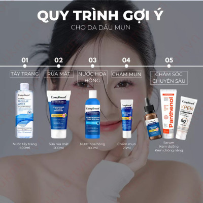 Gel Rửa Mặt Cho Da Mụn Compliment No Problem 200ml