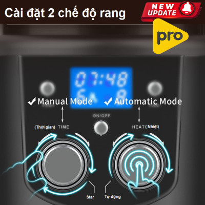 Máy rang hạt cà phê công nghệ gia nhiệt không khí . Thương hiệu Mỹ cao cấp Cafemasy CCR-305D. HÀNG CHÍNH HÃNG