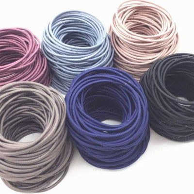 sét 100 thun cột tóc kèm túi zip , màu sắc phù hợp với mọi lứa tuổi