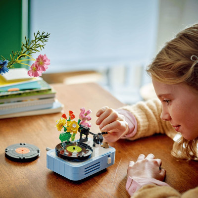 Đồ Chơi Lắp Ráp Máy Nghe Nhạc Đĩa Than Và Hoa LEGO CREATOR 31172 (366 chi tiết)
