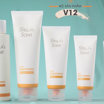 Sữa Rửa Mặt Trấng Da V12 Stella