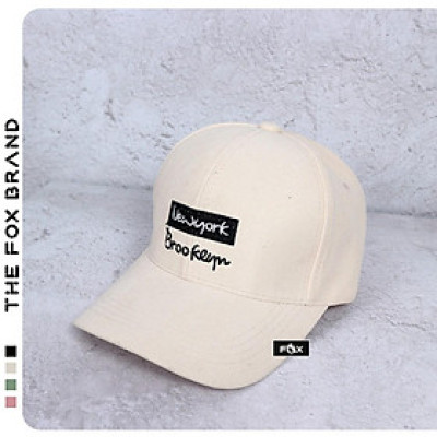 Mũ lưỡi trai,Nón kết thời trang chất nhung phong cách Ulzzang Form Unisex thêu chữ NEW YORK