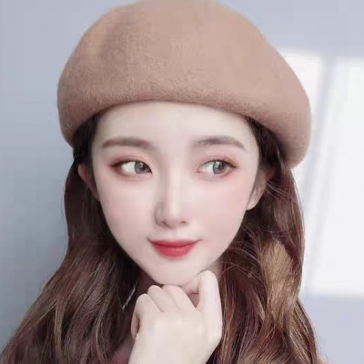 Nón bere mũ beret nữ len thời trang Hàn Quốc dona21120704