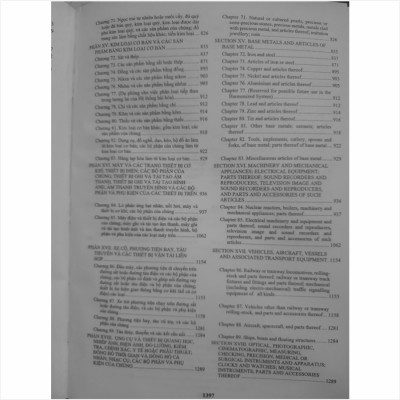 Sách Biểu Thuế Xuất Khẩu - Nhập Khẩu 2024 (Song ngữ Việt - Anh) - V2323D