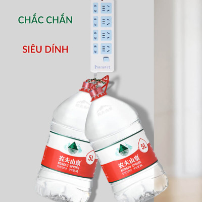 Miếng Dán Tường Treo Ổ Cắm Điện Móc Treo Cục Phát Wifi Router Đa Năng Tiện Lợi