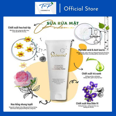 [Freeship Xtra] Sửa Rửa Mặt Cao Cấp Hàn Quốc PUDERMA ADVANCED REFRESHING CLEANSING FOAM 120ml: tạo bọt siêu sạch, sữa rửa mặt Puderma Advanced Refreshing Cleansing Foam dễ dàng “xử lý” tuyến bã nhờn, bụi bẩn bám chặt trên da, giúp làn da sạch khỏe. 