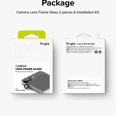 Dán camera dành cho Samsung Galaxy Z Flip 6 RINGKE Lens Frame Glass_ Hàng chính hãng