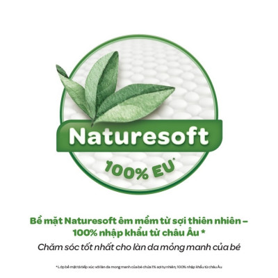 Tã dán/quần Huggies Platinum Nature Made size NB60/S82/M64/L54/XL44/M58/L44/XL38/XXL26