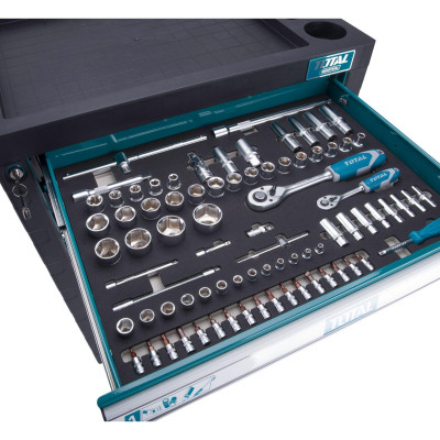 BỘ 162 MÓN TRONG XE ĐỰNG CÔNG CỤ TOTAL THPTCS71621 - HÀNG CHÍNH HÃNG