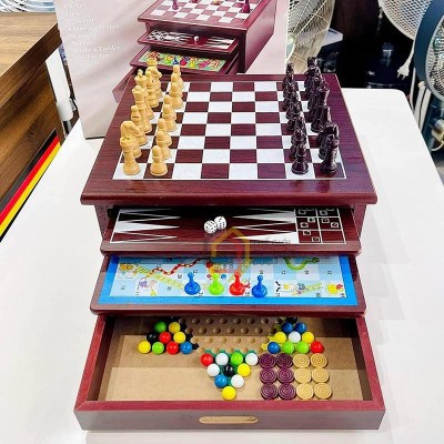Bộ trò chơi En Bois Jeux 10 in 1 Hàng chính hãng