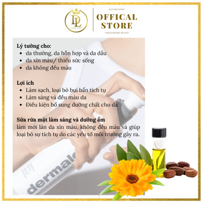 Sữa rửa mặt làm sáng và dưỡng ẩm làm mới làn da xỉn màu Dermalogica Daily Glycolic Cleanser 150ml