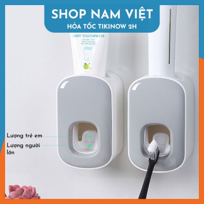 Hộp Lấy Kem Đánh Răng Tự Động Dán Tường Thông Minh