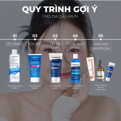 Gel Rửa Mặt Cho Da Mụn Compliment No Problem 200ml