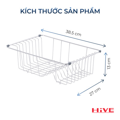 Rổ úp chén gác ngang bồn rửa HiVE FDS850