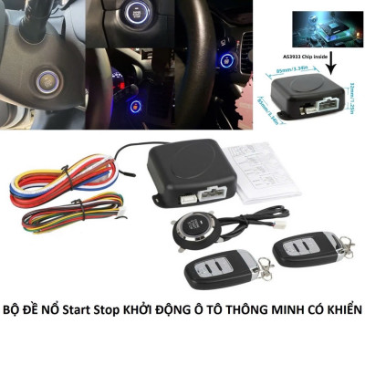 Bộ Khởi Động Xe Ô Tô Từ Xa Bằng Nút Bấm – Nút Đề Nổ 1 Chạm Thông Minh Smart Start/Stop System Cao Cấp, Dễ Lắp, Siêu Tiện Lợi:
