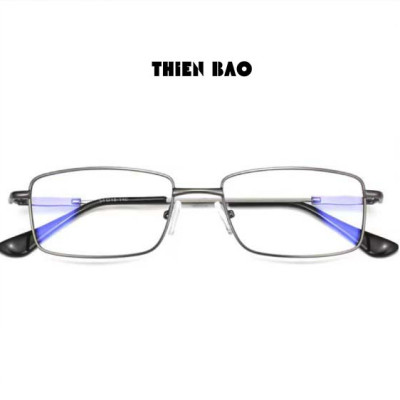 Kính đọc sách, kính lão thị viễn thị Trung niên Nam nữ toàn viền TITANIUM siêu dẻo KV60Đ hàng đẹp tròng Nhật phản quang