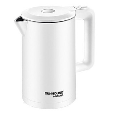 Ấm Siêu Tốc INOX 2 Lớp 1.7L SUNHOUSE MAMA SHD1386W - Hàng Chính Hãng