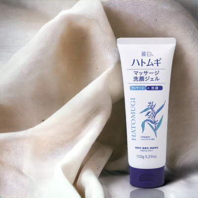 Gel Rửa Mặt Làm Sạch Sâu Và Massage Nâng Cơ Mặt 37120 Hatomugi (Tuýp 150 G)