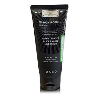 Sữa rửa mặt tinh chất than kháng khuẩn dành cho nam Dabo Hàn quốc ( 120ml) - HÀNG CHÍNH HÃNG