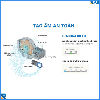 Máy Lọc Không Khí Daikin Cao Cấp MCK55TVM6 Dành Cho Phòng 4m2 - Hàng Chính Hãng