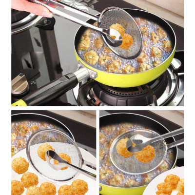 Dụng Cụ Gắp Thức Ăn 2 Trong 1 Có Lưới Tiện Dụng