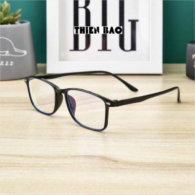 Kính thời trang 0 độ chống as xanh, lọc sáng Nam nữ bảo vệ mắt hàng đẹp tròng Nhật KV301