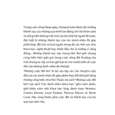 Những cuộc đời lớn - Các danh nhân khoa học