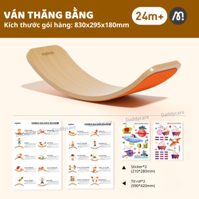 Ván thăng bằng, ván cong bập bênh Mideer Wobble Balance Board, đồ chơi cho bé 2,3,4,5,6 tuỏi