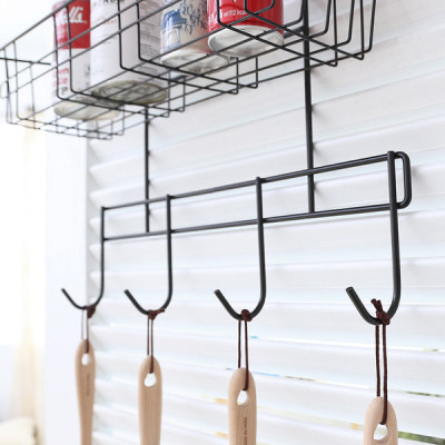 GIÁ MÓC ĐA NĂNG 2 TẦNG TREO CỬA (HOOK RACK 2-TIER BLACK)