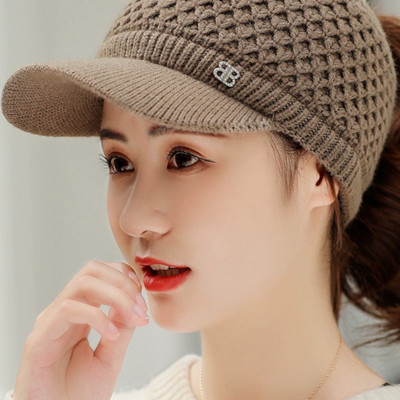 Nón len nam nữ hở đầu lưỡi trai logo 2 lớp thời trang Hàn Quốc mới dona23112002