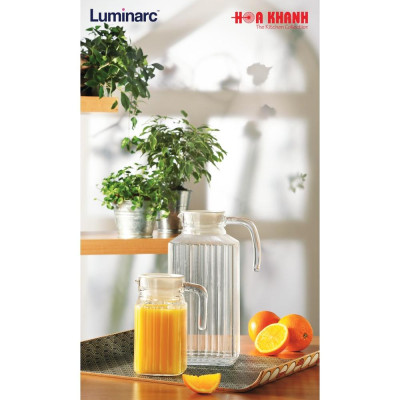 Bình Nước Thủy Tinh Luminarc Quadro 0.5L - G2667