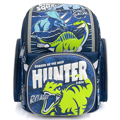 Ba Lô Fancy Chiến Binh Khủng Long - Clever Hippo BD1235/BLUE