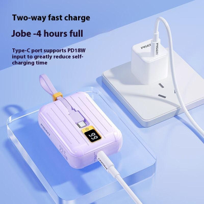 Sạc Dự Phòng Pisen Quick - POWERLink Tiny 22.5W 10000mAh (L & C) - Pisen TS-D326 - Màu Tím