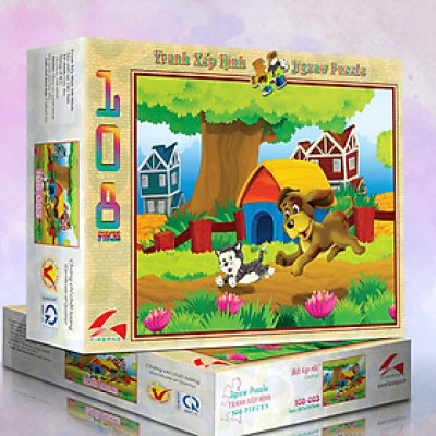 Tranh xếp hình Tia Sáng Bắt kịp rồi ! ( 108 mảnh)